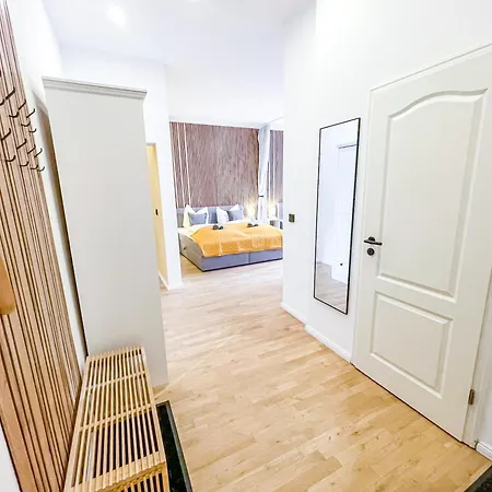 Im Zentrum Mit Infrarotkabine, Kostenfreier Tiefgarage, Kingsize Betten Und Balkon Apartment