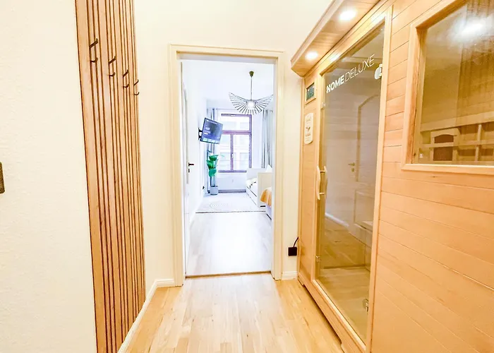 Im Zentrum Mit Infrarotkabine, Kostenfreier Tiefgarage, Kingsize Betten Und Balkon Lejlighed